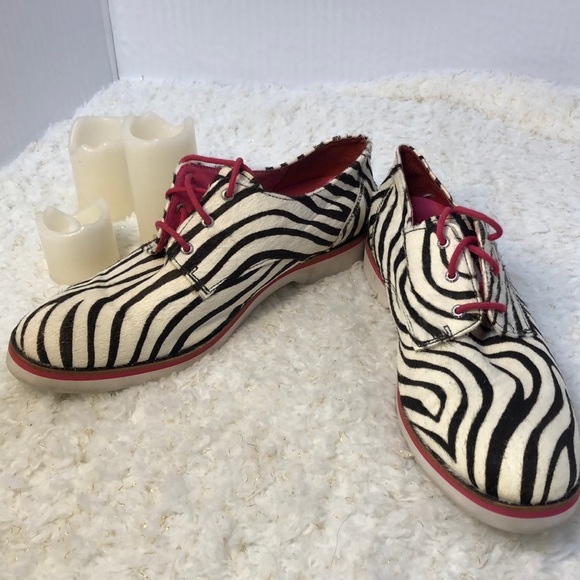 black and white zebra print shoes